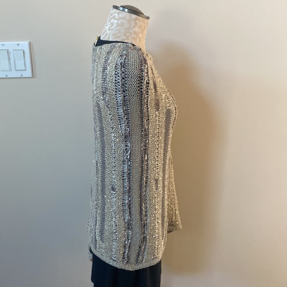 Chico’s Gold Poncho - Picture 6 of 13